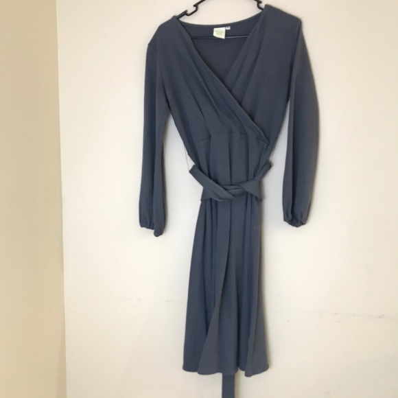 Gray Shabby Apple Dress - Picture 6 of 6